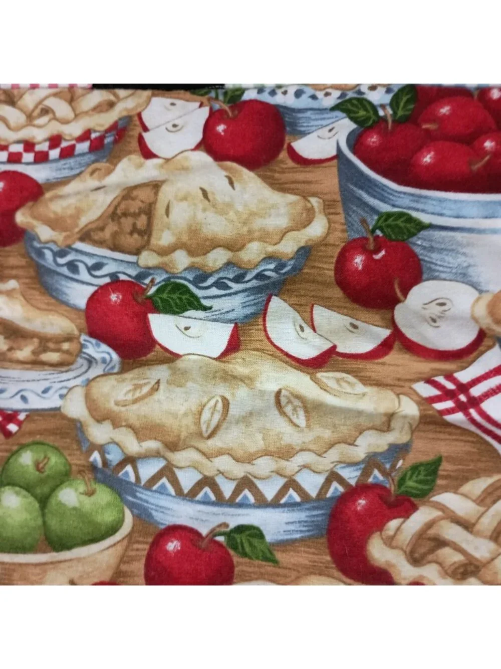 Handcrafted Quilted Patchwork Table Mat Placemat Apple Pie Fall Farmhouse Decor